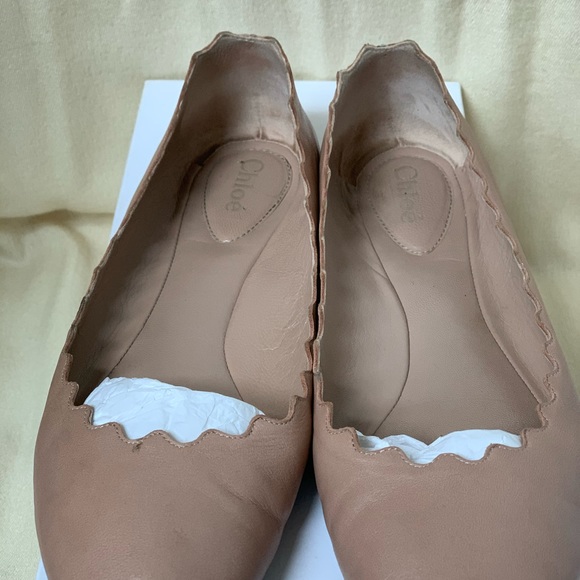 Chloe Scalloped Flats . - Picture 4 of 6